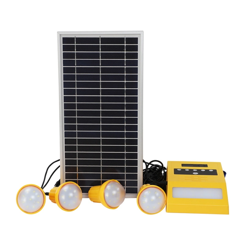 Portable Solar Energy System with FM Radio Solar Charger Solar Lighting Function