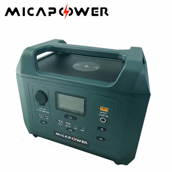 2023 Meistverkauftes Mica 600W 1000W Günstigster Preis Leistungsstarkes tragbares Solarkraftwerk mit LiFePO4-Batterie